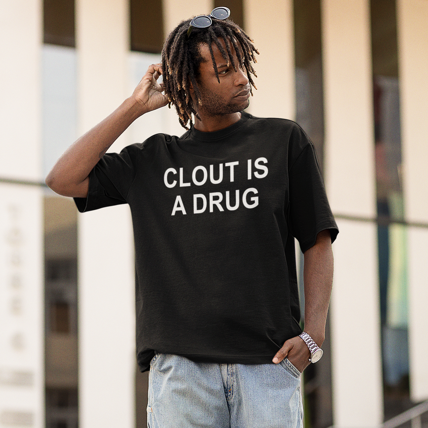 Clout Is A Drug Unisex Garment-Dyed Heavyweight T-shirt