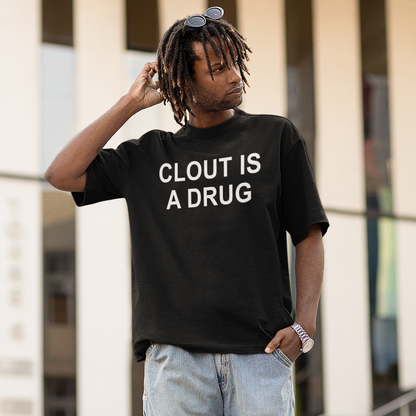 Clout Is A Drug Unisex Garment-Dyed Heavyweight T-shirt
